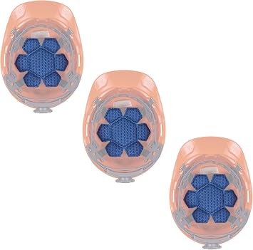 Ergodyne Chill-Its 6612 Moisture Wicking Hard Hat Top Pad, Padded Cooling Microfiber, Fits Most Suspension Systems 3-Pack