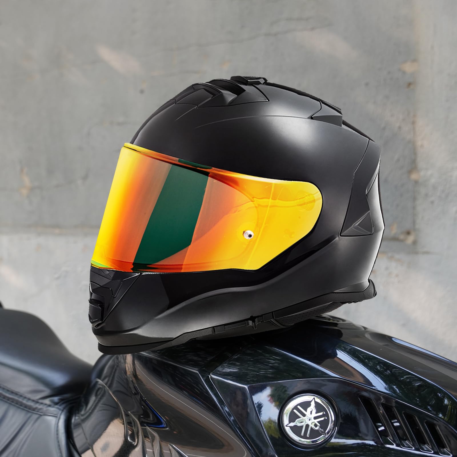 VCOROS Visera Casco Moto para FF328 FF353 FF800 | Visiera per Casco Integrale da Moto,Visera de Lente para Casco Protección contra Viento,Accesorios para Cascos de Moto