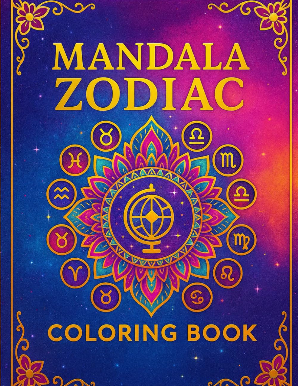 Mandala Zodiac Coloring Book: A Celestial Coloring Experience
