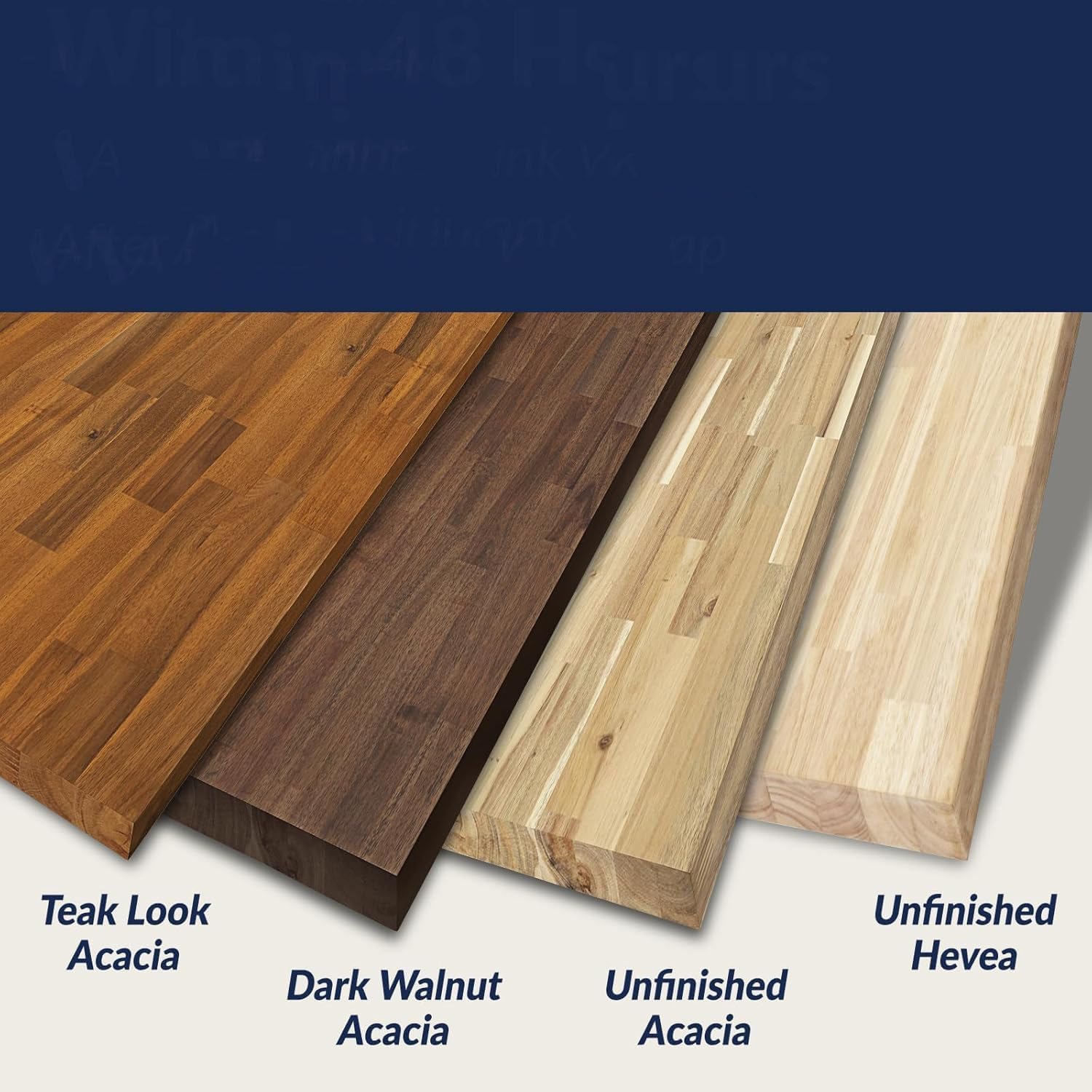 Rubber cutting board countertop, unfinished solid wood cutting board tabletop, suitable for washing machines Suitable for kitchens and restaurants(96"L x 25"W x 1.5"Th)