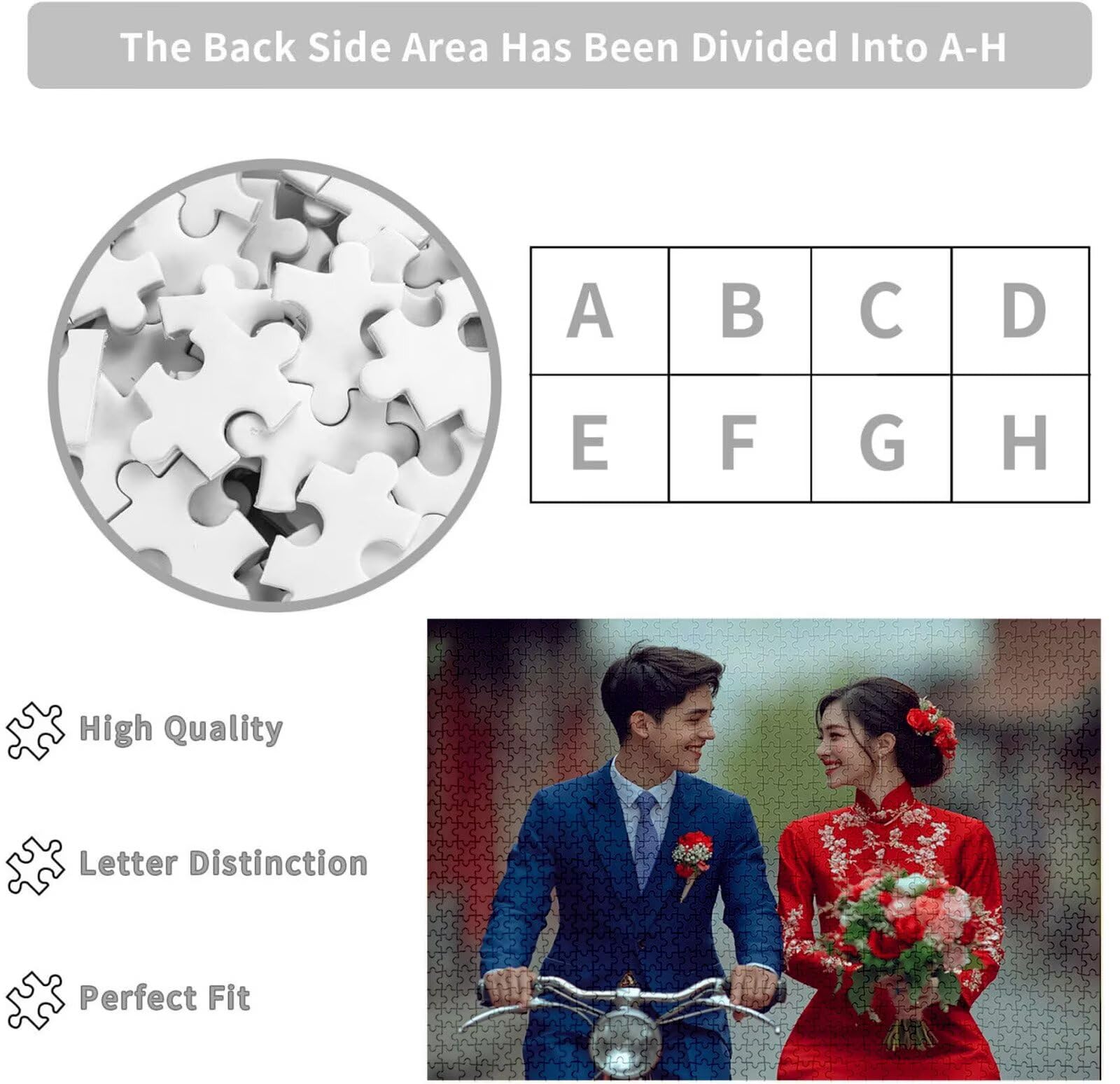 Personalisiertes Puzzle mit Eigenem Foto - 1000/1314/1500/2000/3000/4000/5000 Teile, Puzzle Selbst Gestalten, Personalisierte Geschenk für Familie, Paare & Haustierfans Geburtstag, Weihnachten C-2286