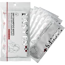 Dry Shampoo Wipes, Waterless Hair & Scalp Cleanser, Oil Control, No Residue, No White Cast, Volumizing Hair Refresher, Deodorizing Wipes for Braids, Locs & Protective Styles, 5 Count