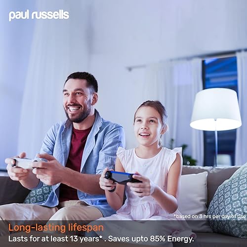 Miniatura 3 de Bombilla LED A19 equivalente a 40 W, luz blanca diurna de 5000 K, 450 lúmenes, bombillas LED GLS estándar regulables de 5.5 vatios, certificación