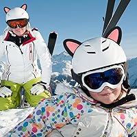 Vista 3 de HOMSFOU 3 Pares de Orejas de Gato para Casco Autoadhesivas Pegatinas Estilo Gatito Accesorios Lindas Decoraciones de Casco para Cascos