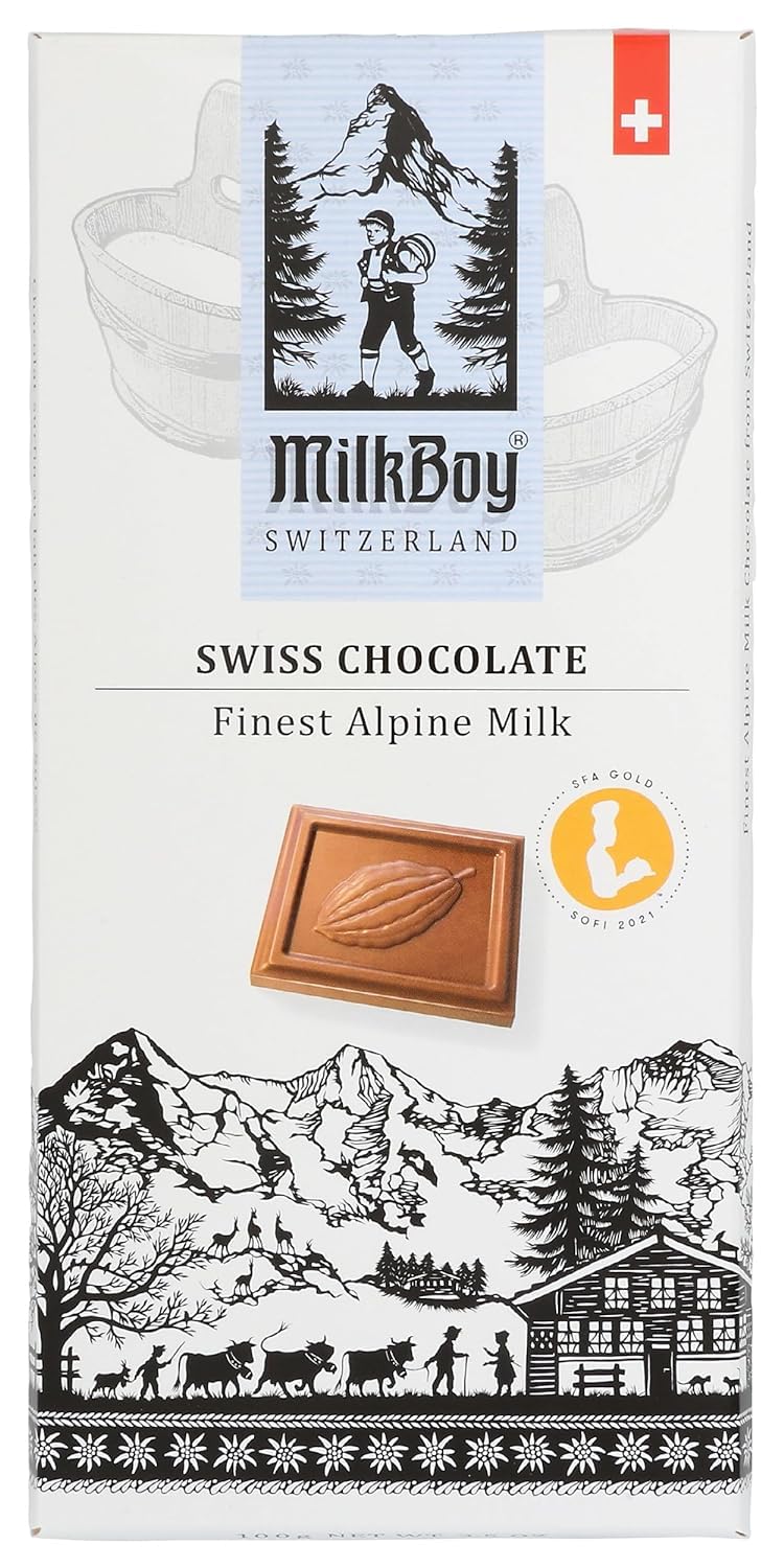 Buy Milkboy Swiss Chocolate Bars Premium Swiss Alpine Milk Chocolate