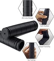 Vista 3 de MSDADA Puños de manillar de goma antideslizantes para niños, scooter, montaña, carretera, crucero