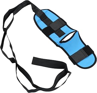 SALUTUYA Elastic Leg Stretch Strap, Improve Stability Portable Promote Recovery Oxford Cloth Rehabilitation Leg Stretch Strap for Gym Use