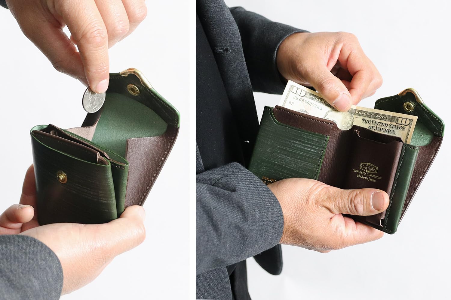 Amazon | [池之端銀革店] CRAMP クランプ UKブライドルレザーの