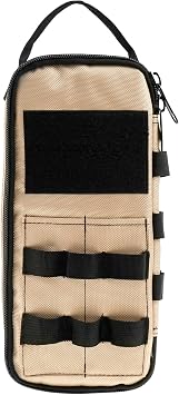 Small Tool Bag Portable Tool Organizer Case with Mesh Pockets Electrician Tool Pouch for Motorcycle Bike Electricians
