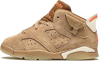 Jordan Toddler Air Jordan 6 Retro TD DH0692 200 Travis Scott - British Khaki - Size