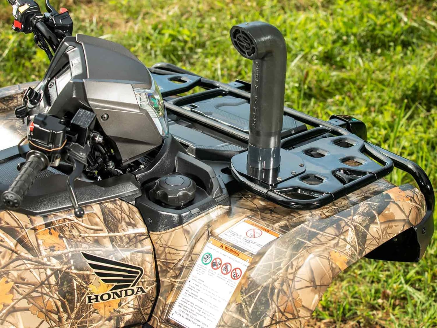 SuperATV Ranger Snorkel Kit Compatible with 2020+ Honda Rancher 420 / Foreman 520 Rubicon | Heavy-duty and Riser Elevate Your Engine Air Intake l Complete Kit, (SKL-H-RAN420-002)