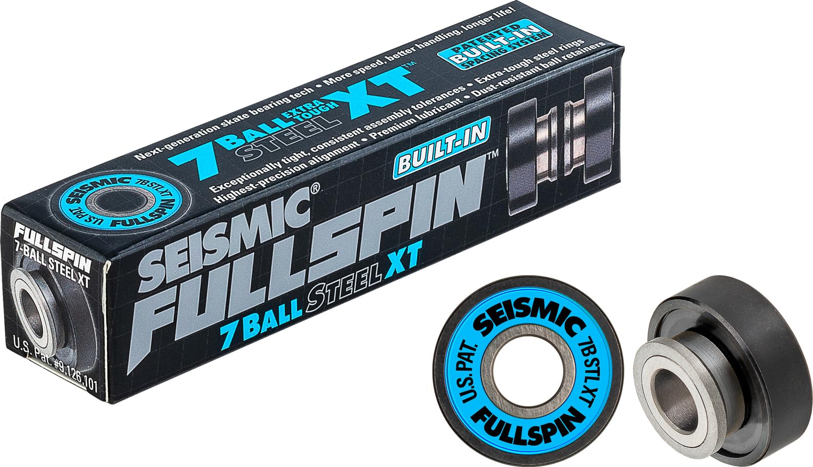Seismic Zintegrowana deskorolka z 7 stalowymi kulkami XT z łożyskami Full Spin