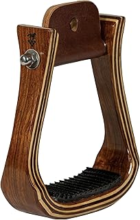 Professional's Choice Wood Stirrups | Medium & Dark Wood | 2" & 3"