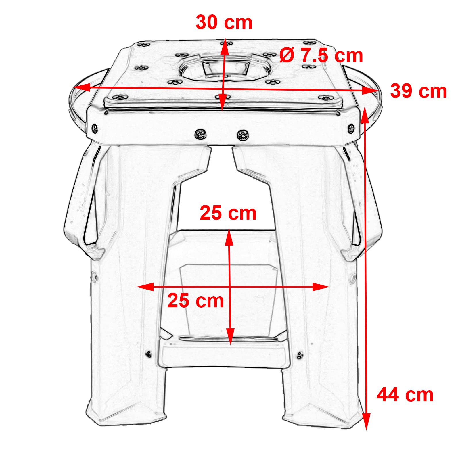 Cavalletto Cross Enduro Moto Plastica Sostegno Officina MX Offroad Centrale APro