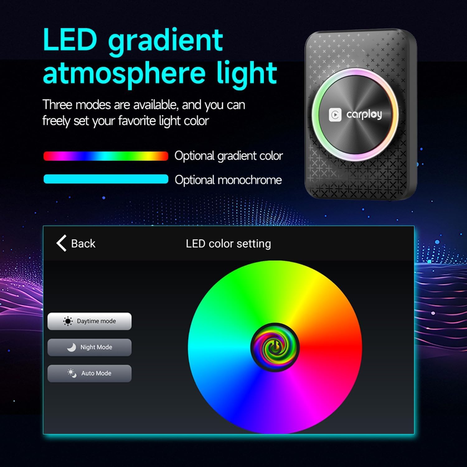 Wireless CarPlay Adapter Magic Box,Streams Netflix YouTube TikTok HDMI Output Dual-Band WiFi 4K Video Support Compatible with OEM Wired CarPlay & Android Auto (4GB RAM 32GB ROM)