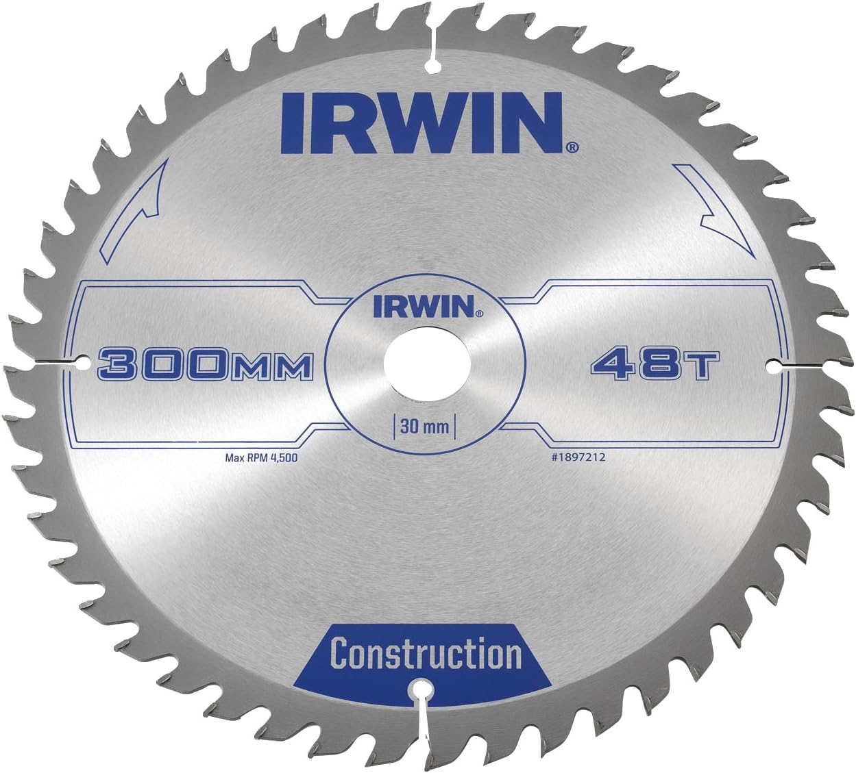 IRWIN® PROFESSIONAL ALUMINIUM Circular Saw Blade 210 X 30mm X 60T TCG