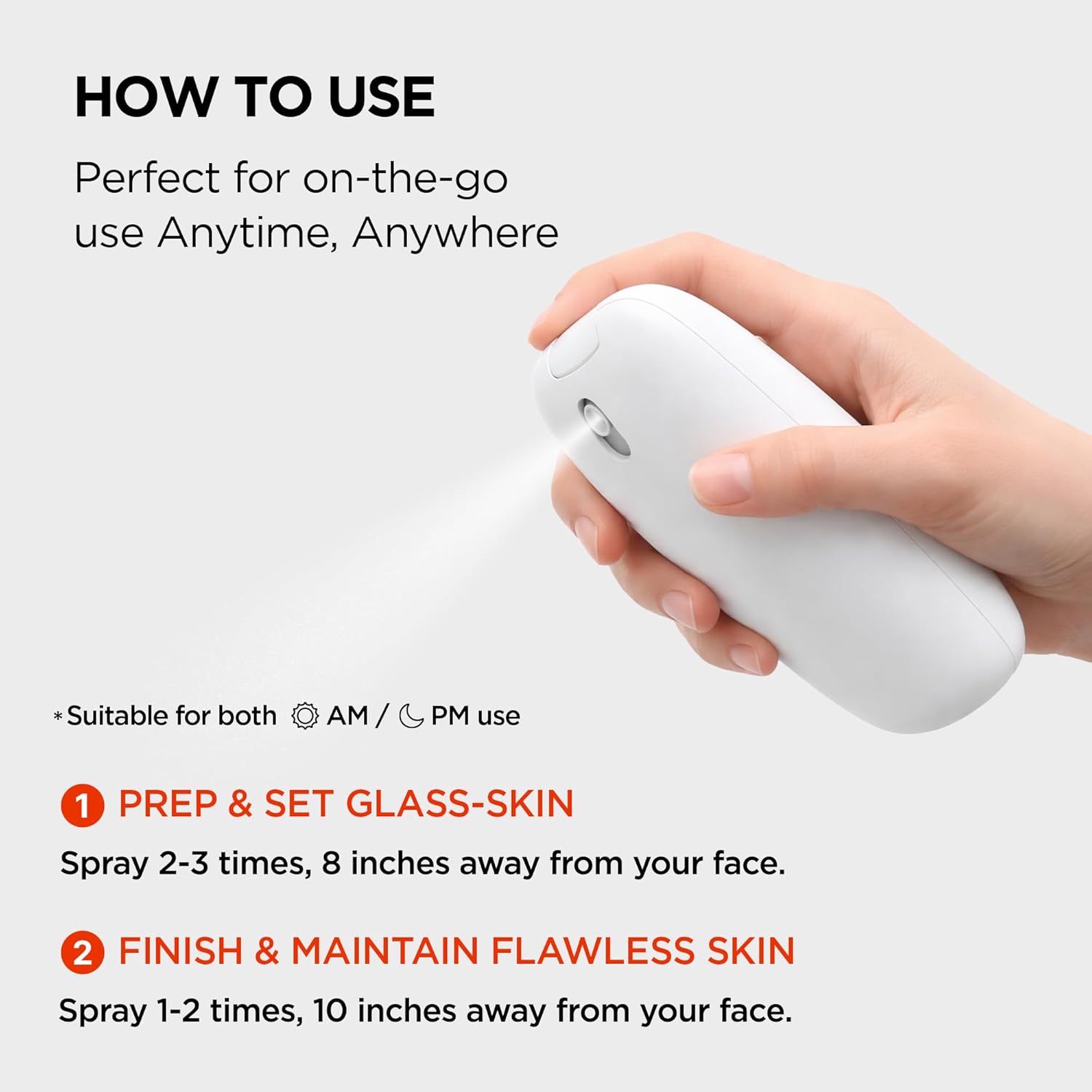 24/7 Colostrum Ampoule Mist - Glass skin with Long Hydration, Poreless Smooth Skin, Before & After Makeup, Hyaluronic Acid and Vitamin, For All Skin types, 1.85 fl oz - Image 6