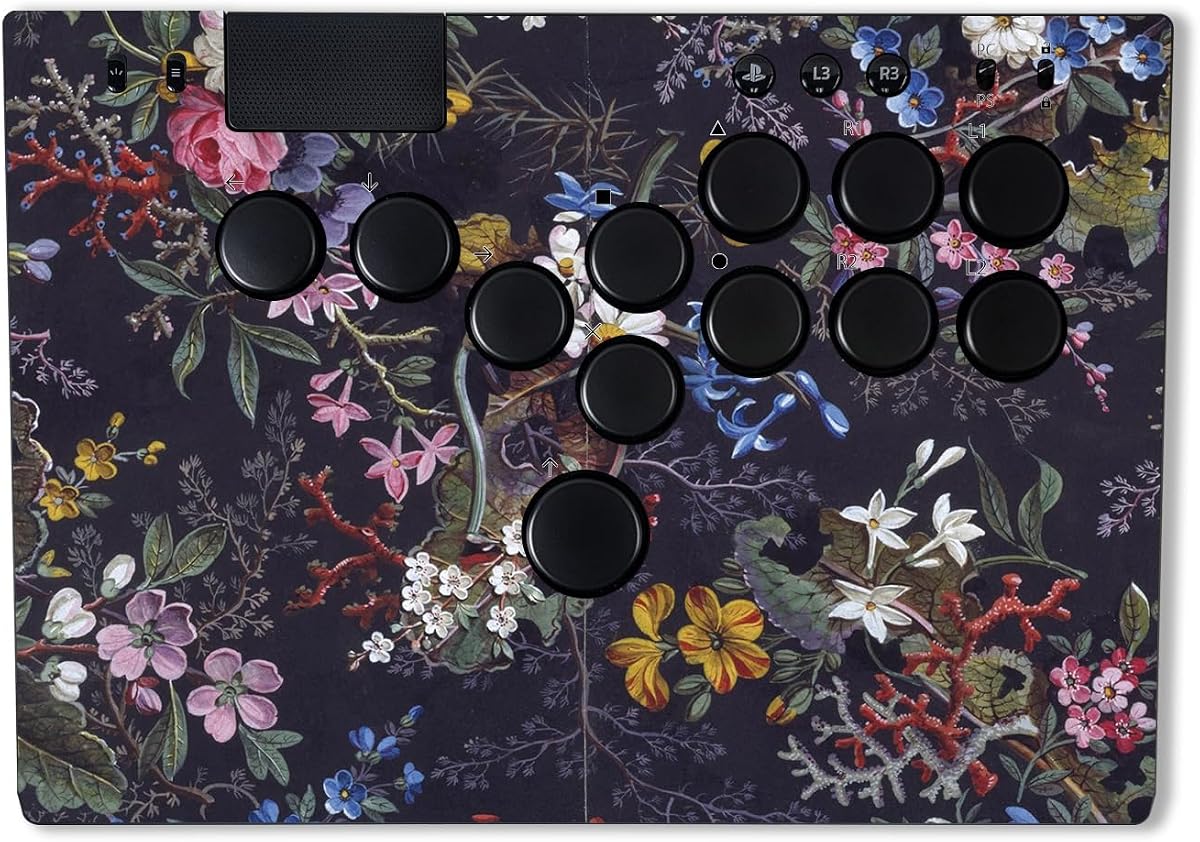 MightySkins Skin Compatible with Razer Kitsune - Midnight Blossom | Protective, Durable, and Unique Vinyl Decal wrap Cover | Easy to Apply & Change Styles | Made in The USA