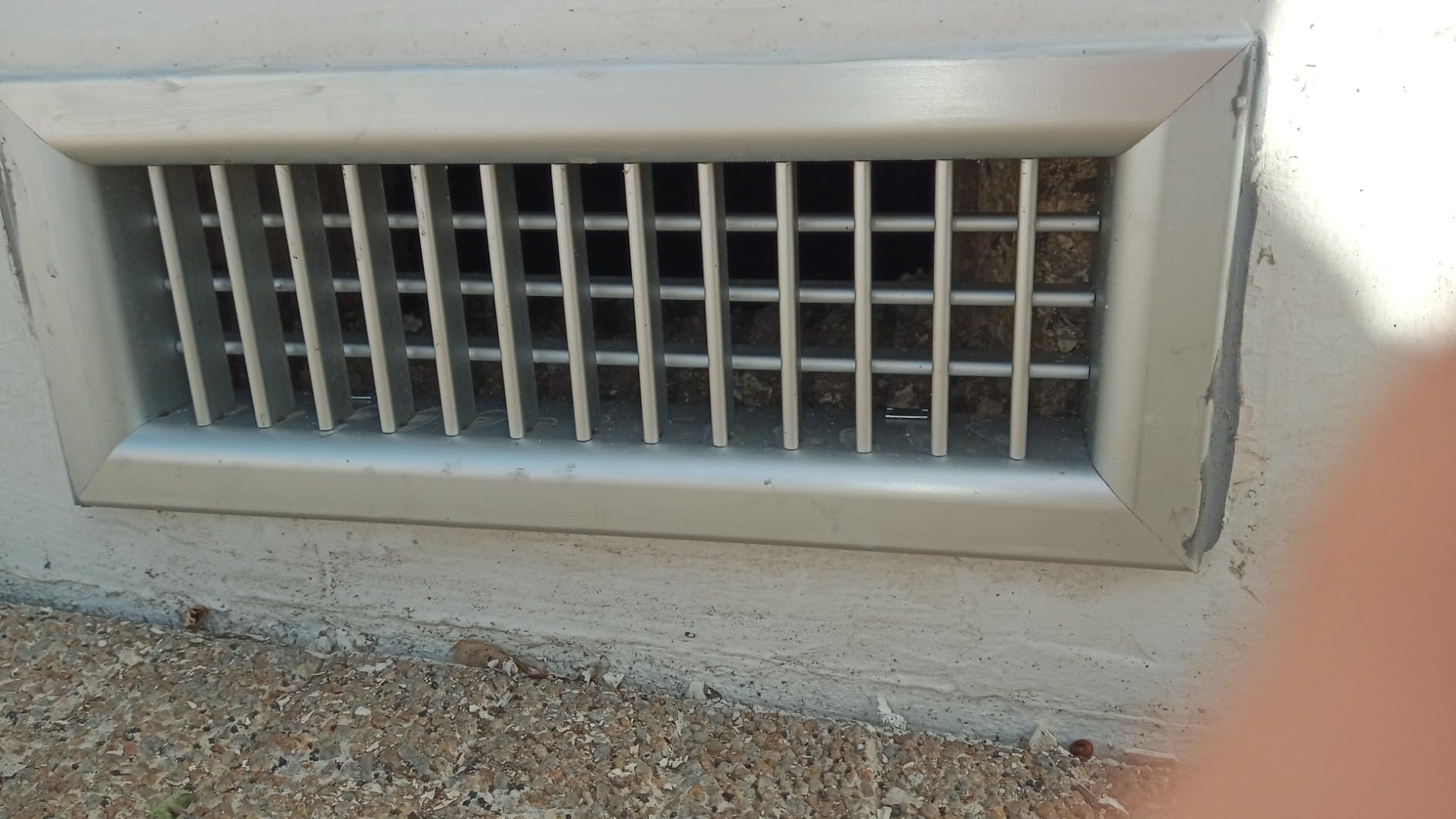 Grille d’aération en aluminium, avec ailettes orientables, gris Amazon.fr Bricolage