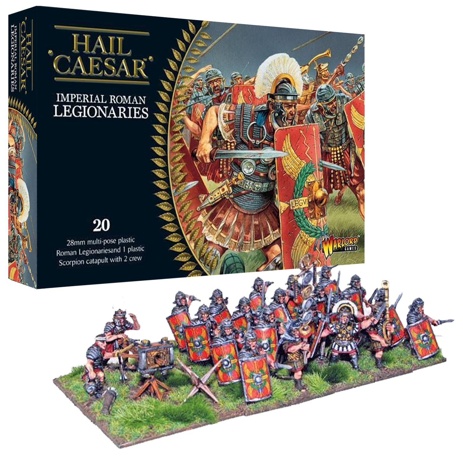 Figurines Wargaming Saxon Thegns - Hail Caesar, 32 Miniatures En Plastique Non Peintes