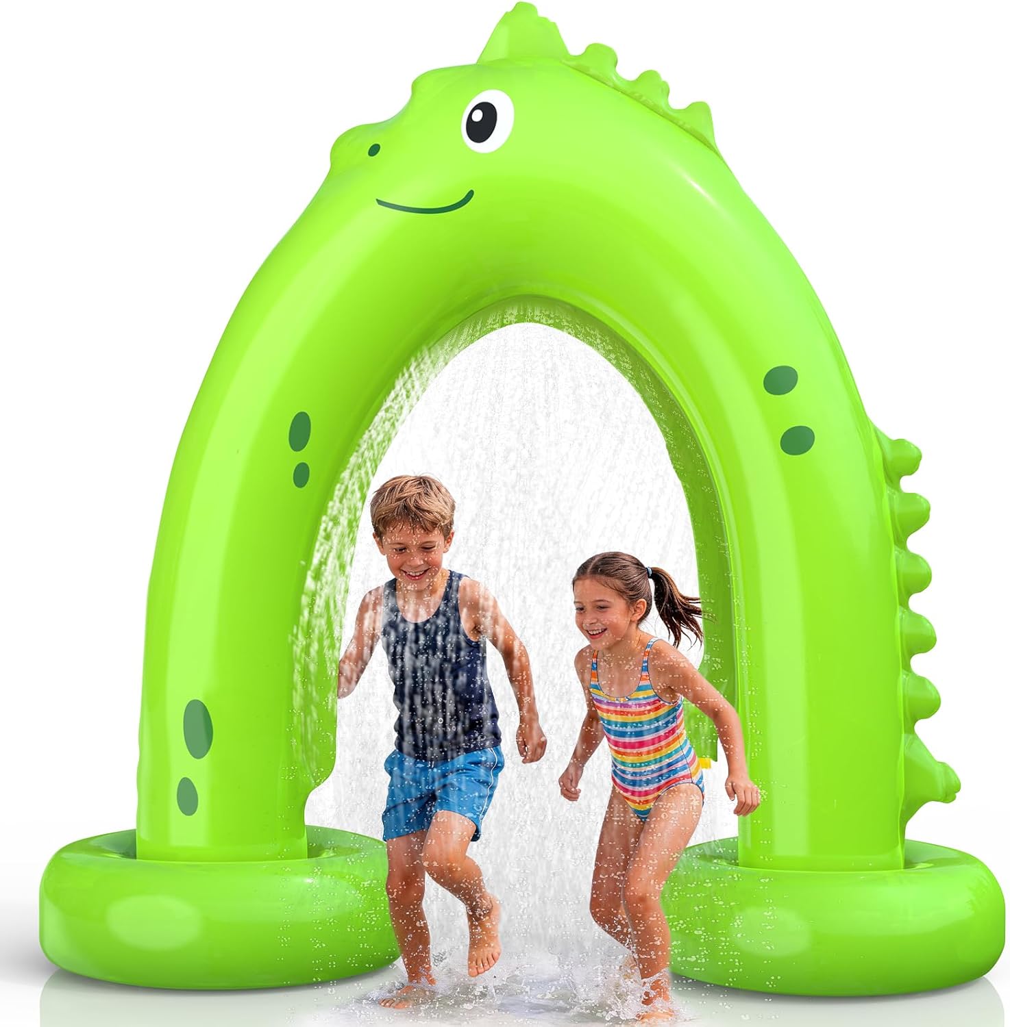 Splash Pad for Kids, Inflatable Sprinkler Arch Water Toys for Toddlers 3-5 4-8, Outdoor Backyard Water Play Mat, Water-Filled Base, Summer Toys Gifts for Boys Girls