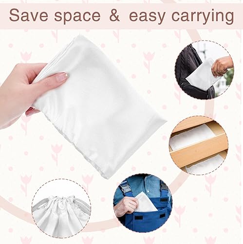 Miniatura 5 de 10 bolsas para el polvo para bolsos, bolsas, bolsas de polvo, bolsa de almacenamiento de zapatos de viaje, bolsa de tela de seda con cordón para