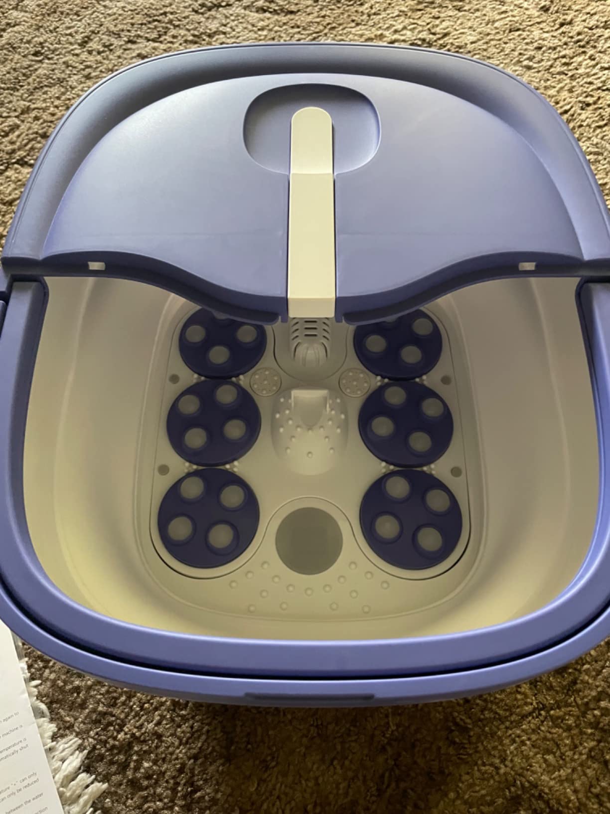 17/mo Finance Collapsible Foot Spa Electric Rotary Massage, HOSPAN Foot Bath with Heat