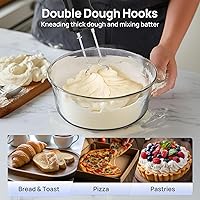 Vista 8 de Consciot 4-in-1 Immersion Blender Handheld Max 1100W, Corded Stick Emulsifier with Entire Stainless Steel Blender Shaft, Trigger Speed Control, For