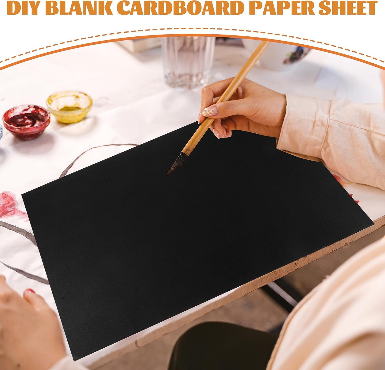 A4 Printer Paper 100 Sheets Black Lightweight Double Sided image 5