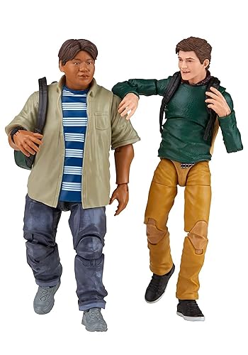 Figuras de acción Spider-Man Marvel Legends Serie 60 Aniversario Peter Parker y Ned Leeds MCU de 6 pulgadas, 7 accesorios (paquete de 2)