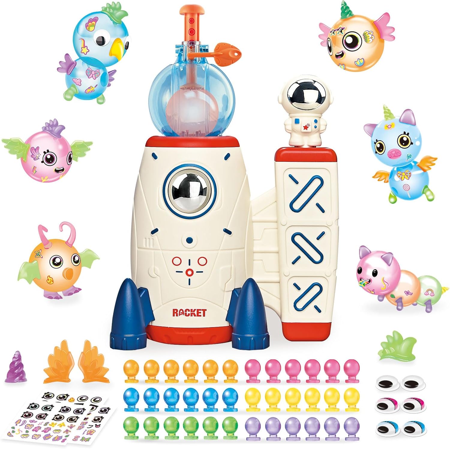 nicknack 195pcs Space Rocket DIY Balloon Kit