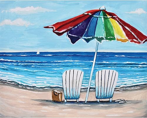 DIAMOND ART CLUB - Juego de pintura con diamantes, lienzo de Otoño en Leavenworth, lienzo redondo 5D para principiantes, divertidas manualidades