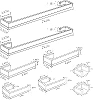 Vista 7 de Fapully Juego de accesorios de baño de 8 piezas de acero inoxidable, juego de accesorios de baño de níquel cepillado montado en la pared