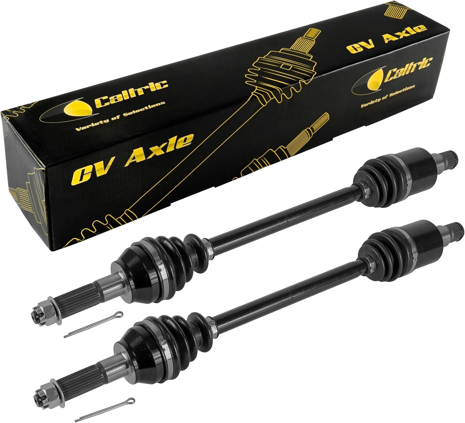 Caltric Rear Right and Left Complete Cv Joint Axles Compatible with Polaris Rzr 4 800 Efi 2010 2011 2012 2013 2014