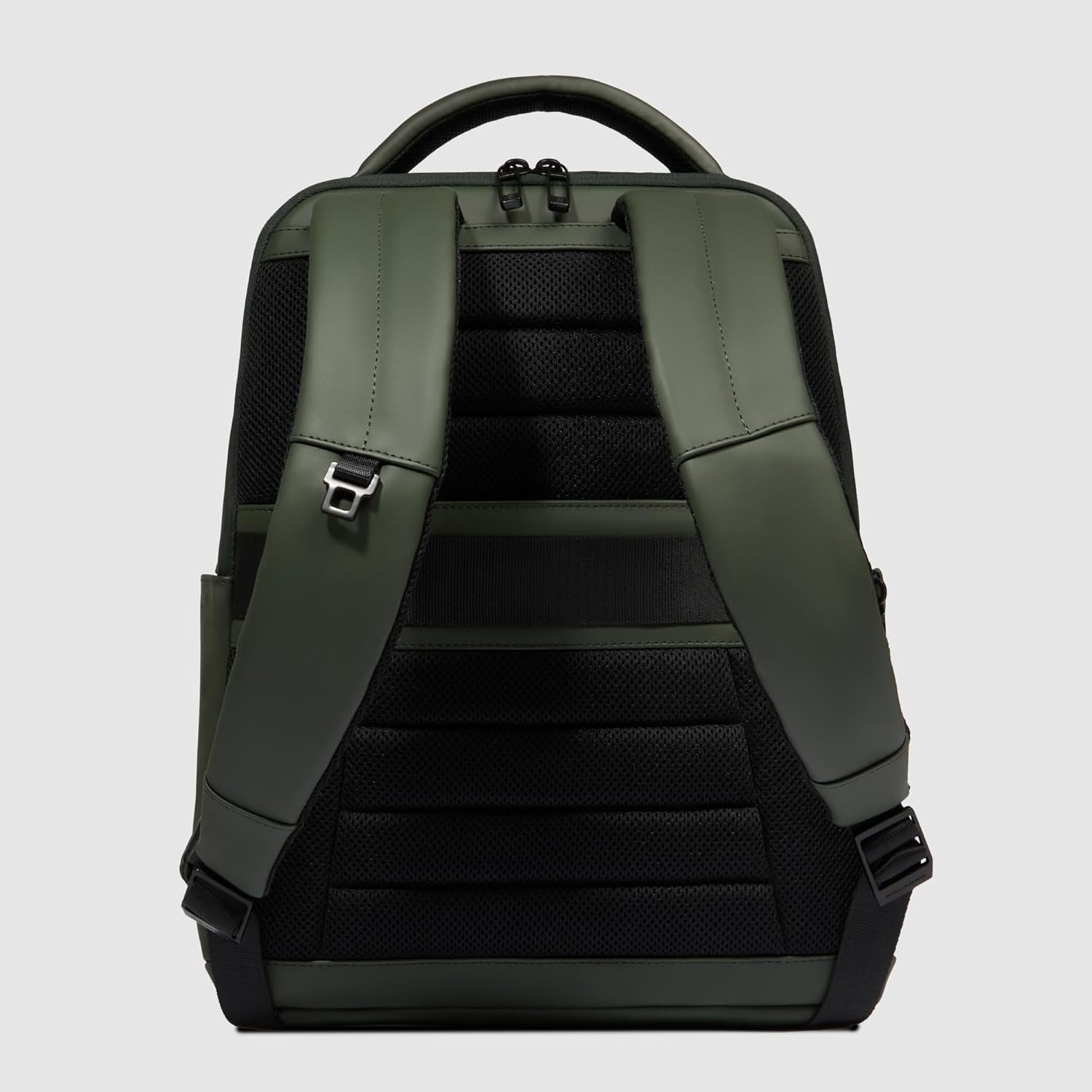 Piquadro – Men's 14" Laptop Backpack in Water-Resistant Fabric – Black – Business and Travel