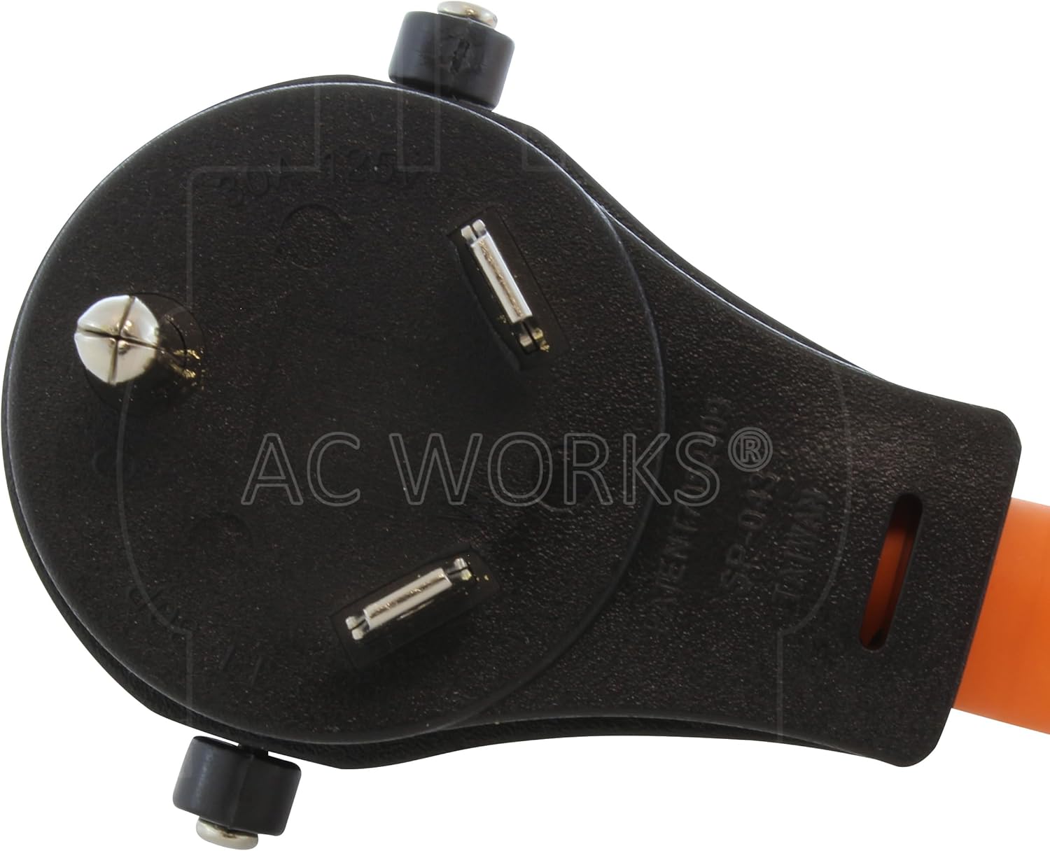 AC WORKS Generator to Transfer Switch L14-30 Inlet Box Adapter (TT-30 RV 30Amp to L14-30 Flexible)