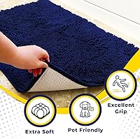Vista 44 de Muddy Mat Tapete súper absorbente para interiores, de microfibra de secado rápido, antideslizante, para puerta principal, lavable a máquina