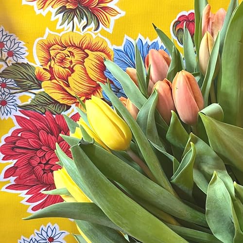 Miniatura 3 de The Fern Trail Mantel mexicano de tela de aceite  Mantel para exteriores  Paño al óleo  Tapete impermeable  Tapete de picnic  Mantel de vinilo