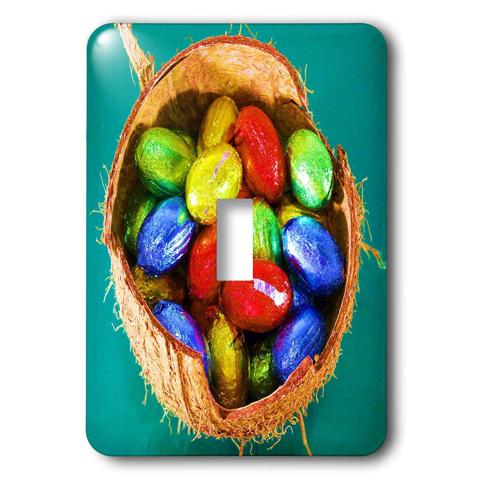 Interruptor de palanca de Pascua de chocolate 3dRose LSP 9379 1 decorativo para pared de salón