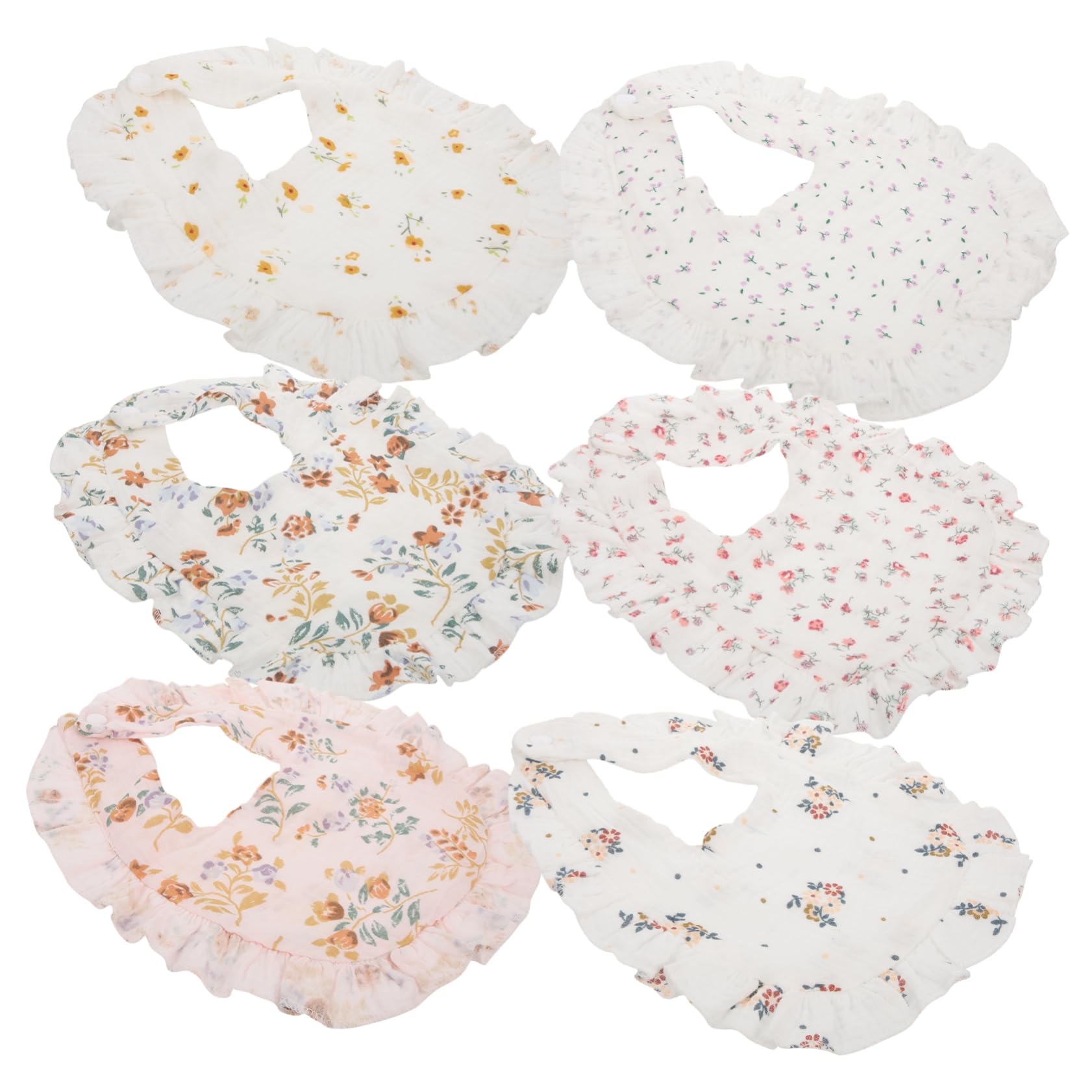 Toyvian 18piezas Baberos De Algodón Para Bebés De Diseño Elegante y Absorbente Perfectos Para Alimentación y Babas Unisex y Cómodos Para Recién Nacidos