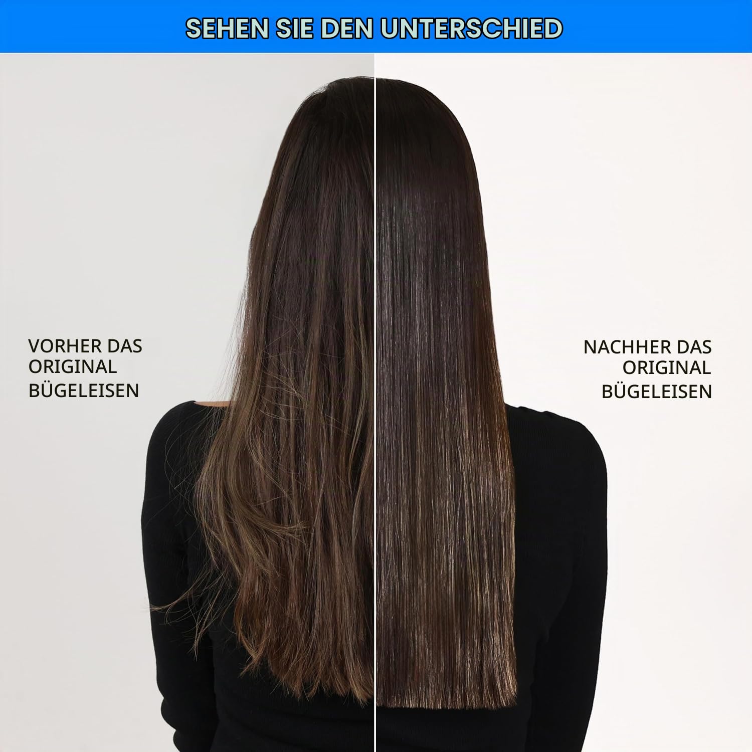 Cloud Nine Original Iron Glätteisen, Haarglätter mit Revive-Modus, Blau