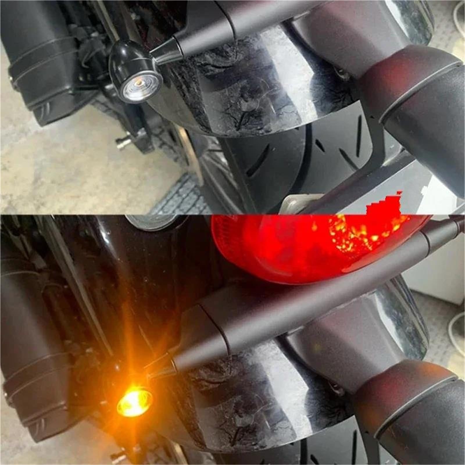 Indicatore Luce Indicatori Di Direzione A LED Anteriori E Posteriori Per Moto Per Harley Touring Per Softail Per Dyna Per Sportster XL883 Svolta Indicatori Direzione Frecce Moto