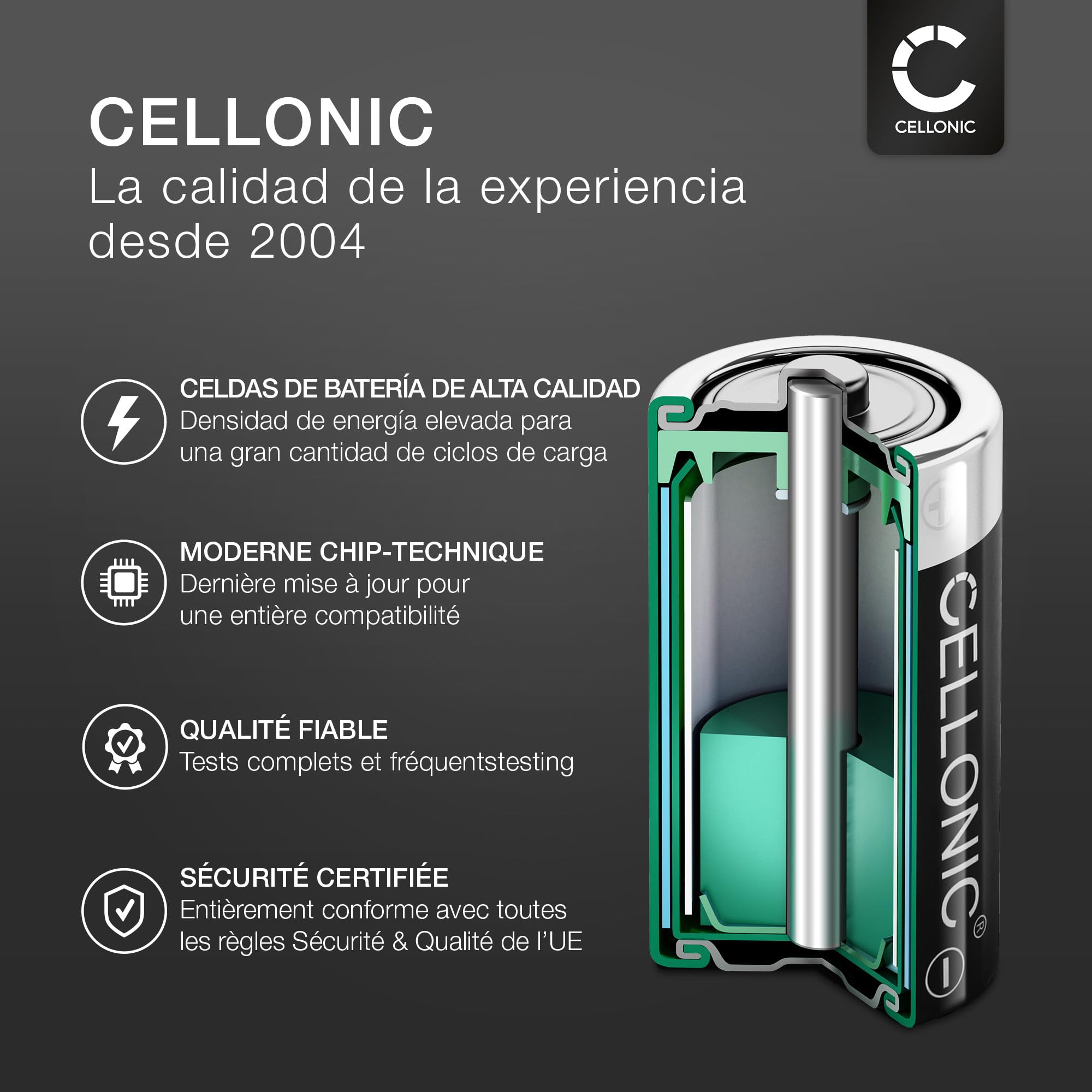 subtel 2X Batería para Control Remoto Compatible con Autec B07C TF02, E16 KTC, E16 Sirio 42, MBM06MH - (700mAh, 7.2V)