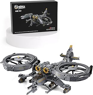 Nifeliz Scorpion Fighter Building Set, Military Army Airplane Building Bricks, Building Block Plane Toy for Kids and Adults, Top Present for Fighter Lovers 1099PCS