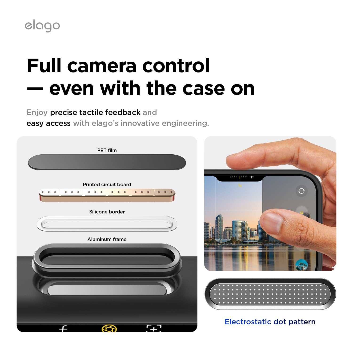 elago Cover Magnetica in Silicone Liquido per iPhone 17 Pro (6,3") – Compatibile con MagSafe, Antiurto, Sottile, Finitura Soft-Touch (Nero)