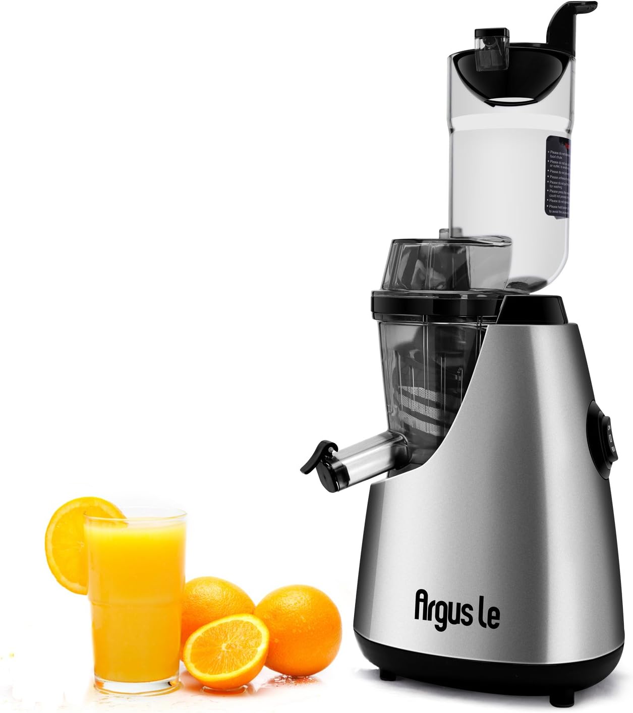 Argus le Vertical Masticating Cold Press Juicer Wide Chute
