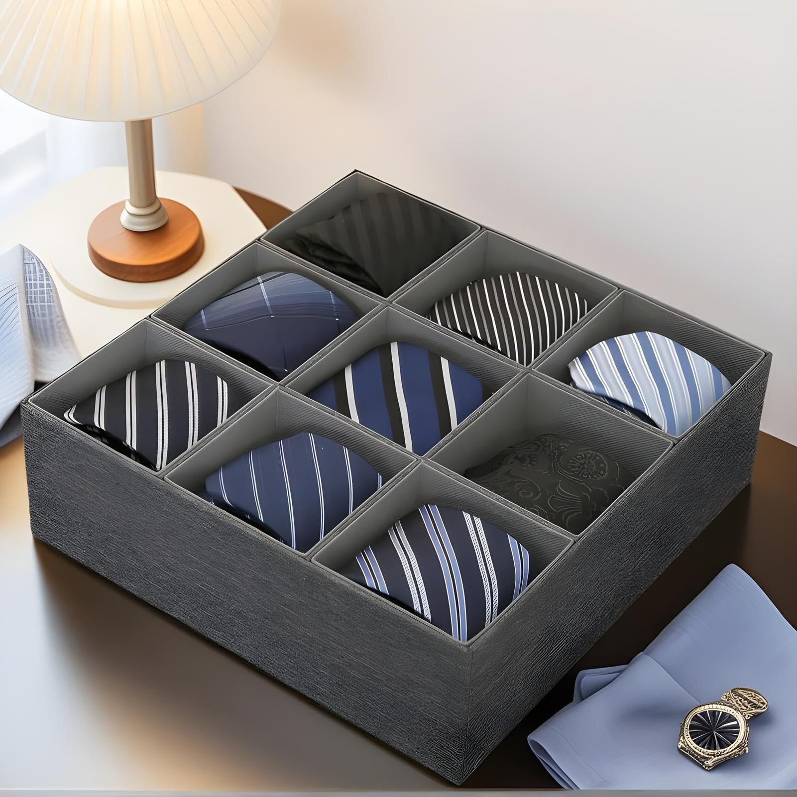 Generisch Organizer per cassetti per biancheria intima, 9 scomparti, in