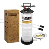 13.5L Heavy Duty Pneumatic Oil Extractor/Dispenser Pump, Fluid Vacuum Evacuator with Reinforced Tank, Oil Change Pump for Automotive Large Engines