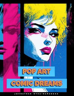 Pop Art Comic Dreams: Beautiful Full Page Illustrations | Modern Art Coffee Table Book for Home Decor