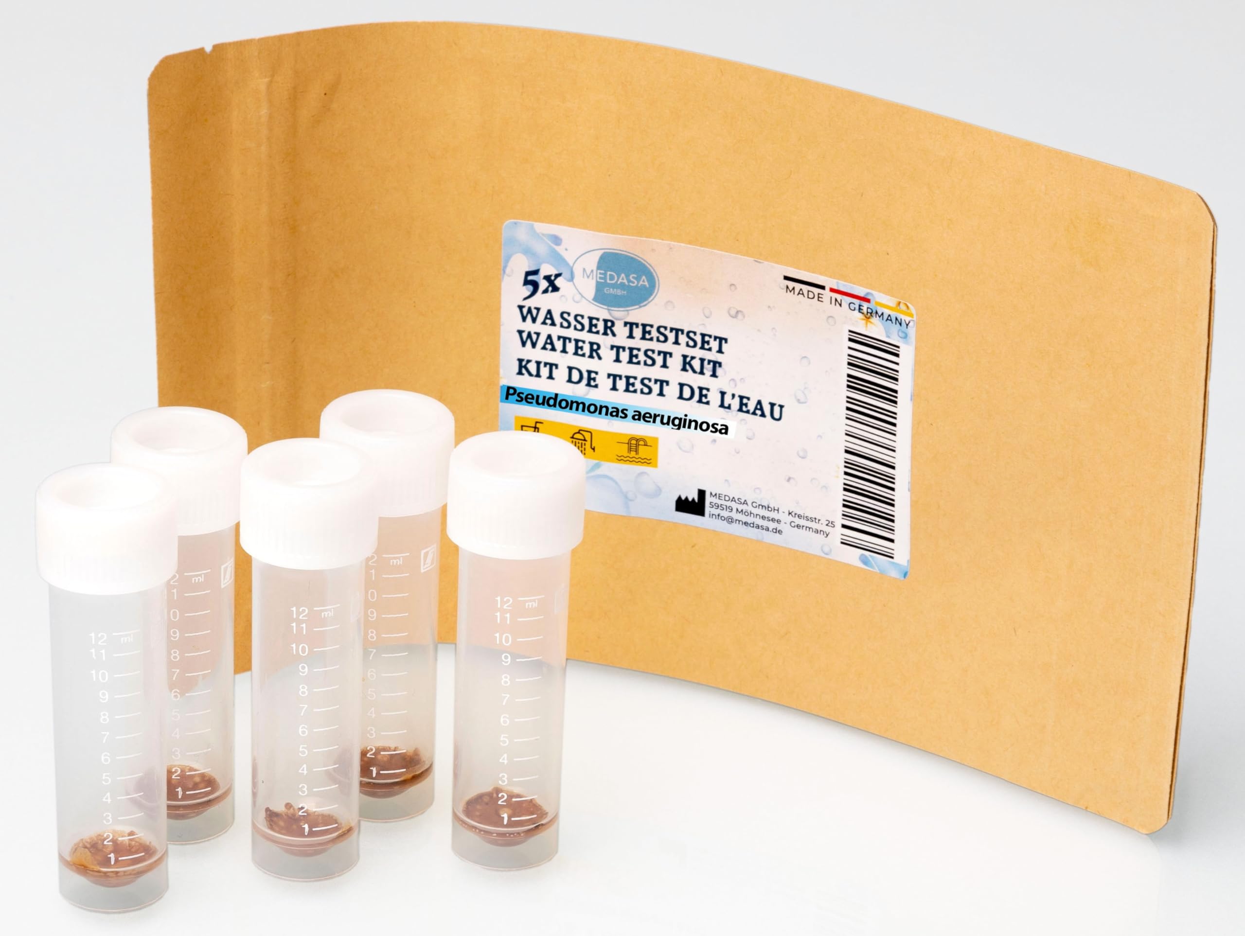 Prueba de bacterias de agua para Pseudomonas aeruginosa Prueba de bacterias en agua potable y agua de pozo (5)